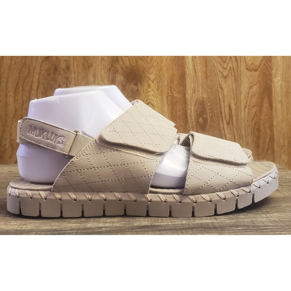 Muk Luks Flexi Westhampton‎ Strappy Sandals Women's Size 9 Beige